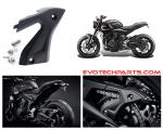 Triumph Trident 2021+ Chain Guard Swingarm Cover by Evotech Performance